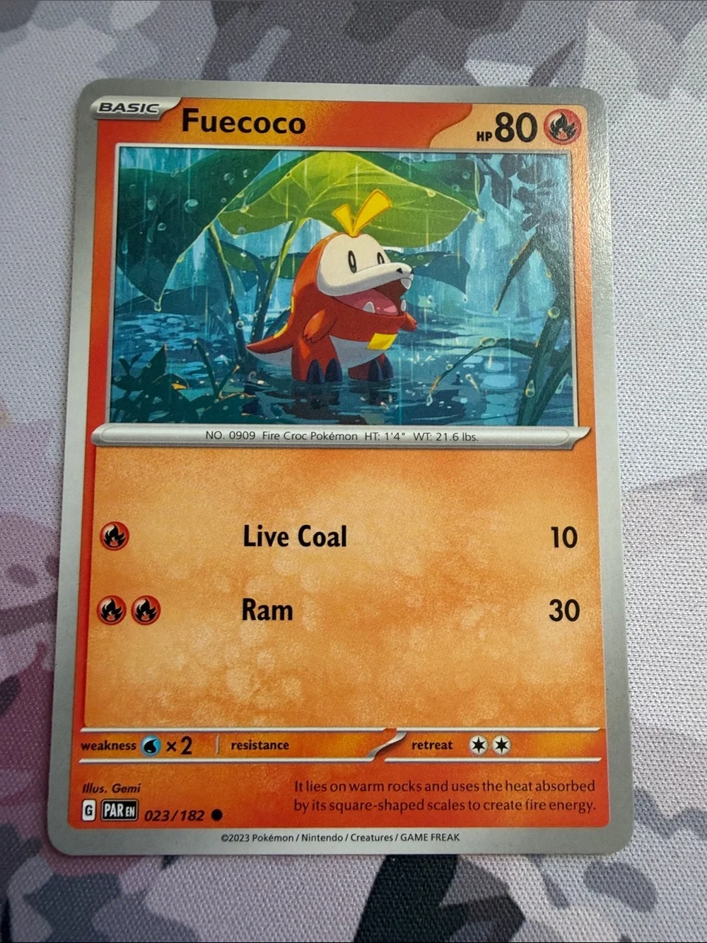 Fuecoco & Crocalor Collection Lot | 6 Pokémon Cards | ✨5/$25✨